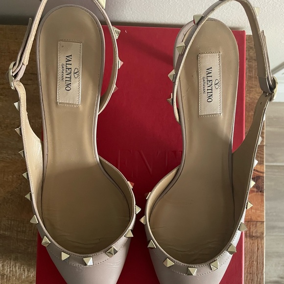 Rockstud Slingback Kitten Heels - Picture 2 of 5